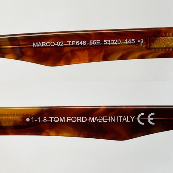 NEW Tom Ford 53mm Square Sunglasses - Picture 6 of 6